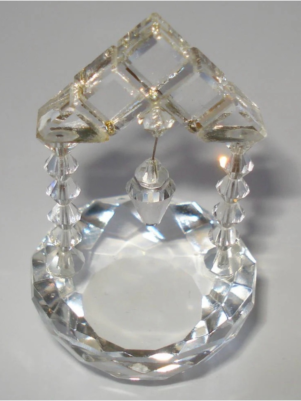 Swarovski crystal wishing well figurine